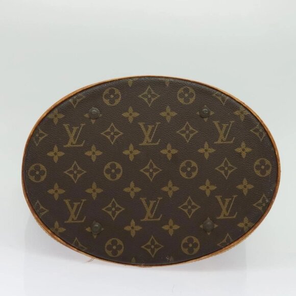 LOUIS VUITTON Monogram Bucket GM Shoulder Bag M42236 LV Auth 140055 - Picture 6 of 16